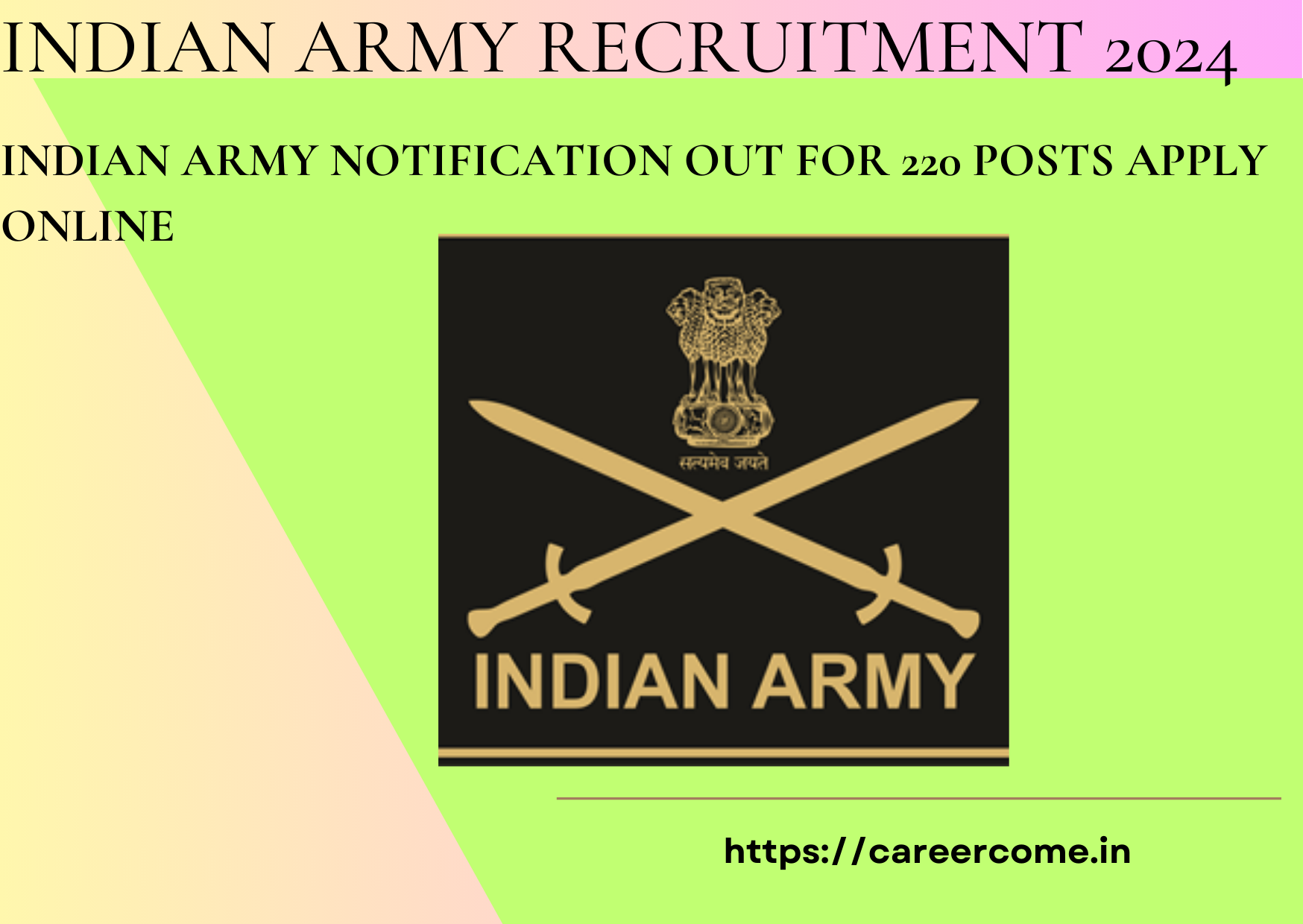 Indian Army Recruitment 2024