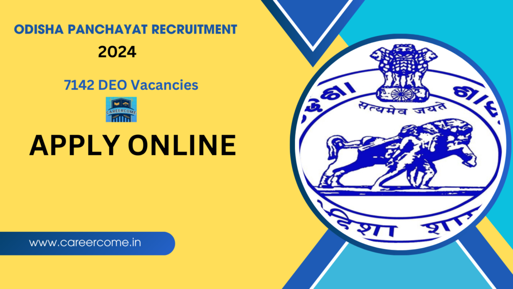 Odisha Panchayat Recruitment 2024